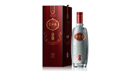地产白酒包装设计:富平春白酒产品设计